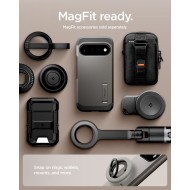 Удароустойчив, твърд кейс с MagSafe за Google Pixel 11 от Spigen Tough Armor Mag - Gunmetal