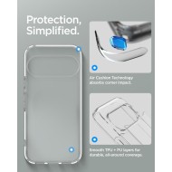 Удароустойчив кейс за Google Pixel 11 Pro от Spigen Ultra Hybrid - Crystal Clear