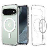 Удароустойчив кейс с MagSafe пръстен за Google Pixel 11 Pro от Spigen Ultra Hybrid Mag - Clear / White