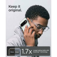 Удароустойчив кейс с MagSafe пръстен за Google Pixel 11 Pro от Spigen Ultra Hybrid Mag - Clear / White