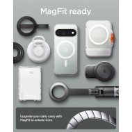 Удароустойчив кейс с MagSafe пръстен за Google Pixel 11 Pro от Spigen Ultra Hybrid Mag - Clear / White
