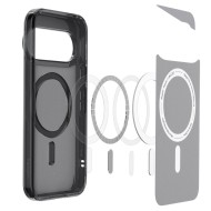 Удароустойчив кейс с MagSafe пръстен за Google Pixel 11 Pro от Spigen Ultra Hybrid Mag - Frost Black