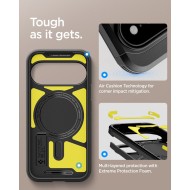 Удароустойчив, твърд кейс с MagSafe за Google Pixel 11 Pro от Spigen Tough Armor Mag - Black