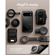 Удароустойчив, твърд кейс с MagSafe за Google Pixel 11 Pro от Spigen Tough Armor Mag - Black