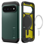 Удароустойчив, твърд кейс с MagSafe за Google Pixel 11 Pro от Spigen Tough Armor Mag - Abyss Green