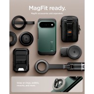 Удароустойчив, твърд кейс с MagSafe за Google Pixel 11 Pro от Spigen Tough Armor Mag - Abyss Green