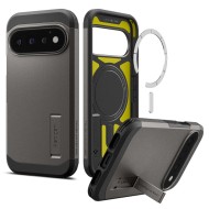 Удароустойчив, твърд кейс с MagSafe за Google Pixel 11 Pro от Spigen Tough Armor Mag - Gunmetal