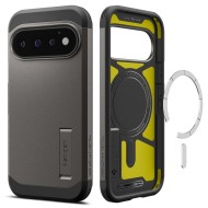 Удароустойчив, твърд кейс с MagSafe за Google Pixel 11 Pro от Spigen Tough Armor Mag - Gunmetal