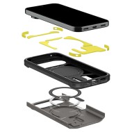 Удароустойчив, твърд кейс с MagSafe за Google Pixel 11 Pro от Spigen Tough Armor Mag - Gunmetal