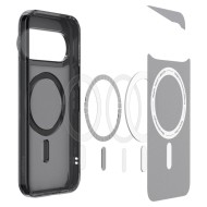 Удароустойчив кейс с MagSafe пръстен за Google Pixel 11 Pro XL от Spigen Ultra Hybrid Mag - Frost Black