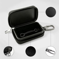 KLATKA FARADAYA TECH-PROTECT KLR300 POUCH KEYLESS RFID SIGNAL BLOCKER CASE CARBON