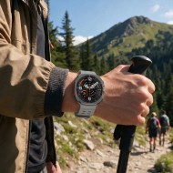 Силиконова каишка за Samsung Galaxy Watch Ultra 1 / 2 / 2024-2026 (47mm) от Tech-Protect IconBand Pro - Crayon Grey