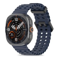 Силиконова каишка за Samsung Galaxy Watch Ultra 1 / 2 / 2024-2026 (47mm) от Tech-Protect IconBand Pro - Navy Blue