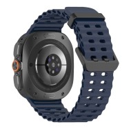 Силиконова каишка за Samsung Galaxy Watch Ultra 1 / 2 / 2024-2026 (47mm) от Tech-Protect IconBand Pro - Navy Blue