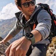 Силиконова каишка за Samsung Galaxy Watch Ultra 1 / 2 / 2024-2026 (47mm) от Tech-Protect IconBand Pro - Military Green / Black