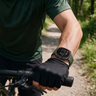 Силиконова каишка за Samsung Galaxy Watch Ultra 1 / 2 / 2024-2026 (47mm) от Tech-Protect IconBand Pro - Military Green / Black