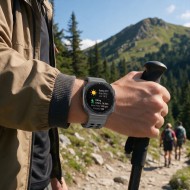Силиконова каишка за Samsung Galaxy Watch Ultra 1 / 2 / 2024-2026 (47mm) от Tech-Protect IconBand Pro - Grey / Black
