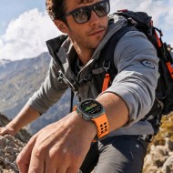 Силиконова каишка за Samsung Galaxy Watch Ultra 1 / 2 / 2024-2026 (47mm) от Tech-Protect IconBand Pro - Orange / Black