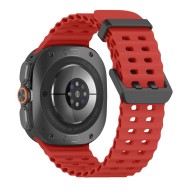Силиконова каишка за Samsung Galaxy Watch Ultra 1 / 2 / 2024-2026 (47mm) от Tech-Protect IconBand Pro - Crimson Red