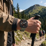 Силиконова каишка за Samsung Galaxy Watch Ultra 1 / 2 / 2024-2026 (47mm) от Tech-Protect IconBand Pro - Military Green
