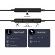 TECH-PROTECT ULTRABOOST MINI JACK EARPHONE CORE G4 BLACK