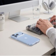 Силиконов кейс за iPhone 17 Pro Max / 18 Pro Max от Tech-Protect FlexAir - Прозрачен