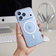 Силиконов кейс с MagSafe за iPhone 17 Pro Max / 18 Pro Max от Tech-Protect FlexAir - Clear