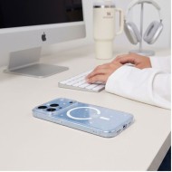 Силиконов кейс с MagSafe за iPhone 17 Pro Max / 18 Pro Max от Tech-Protect FlexAir - Glitter