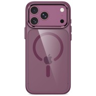 Твърд кейс с MagSafe пръстен за IPhone 17 Pro Max / 18 Pro Max от Tech-Protect MagMat - Dark Cherry