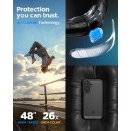 Удароустойчив кейс за Samsung Galaxy A27 5G от Spigen Rugged Armor - Matte Black