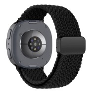 Найлонова каишка за Samsung Galaxy Watch 8 / 9 / Classic (40 / 44 / 46 mm) от Tech-Protect Nylonmag - Black