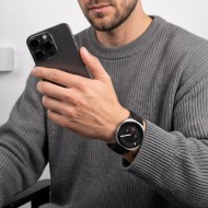 Найлонова каишка за Samsung Galaxy Watch 8 / 9 / Classic (40 / 44 / 46 mm) от Tech-Protect Nylonmag - Black