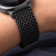 Найлонова каишка за Samsung Galaxy Watch 8 / 9 / Classic (40 / 44 / 46 mm) от Tech-Protect Nylonmag - Black