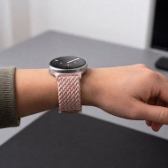 Найлонова каишка за Samsung Galaxy Watch 8 / 9 / Classic (40 / 44 / 46 mm) от Tech-Protect Nylonmag - Dusty Rose
