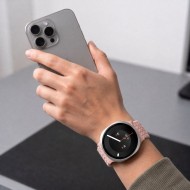 Найлонова каишка за Samsung Galaxy Watch 8 / 9 / Classic (40 / 44 / 46 mm) от Tech-Protect Nylonmag - Dusty Rose