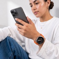 Найлонова каишка за Samsung Galaxy Watch 8 / 9 / Classic (40 / 44 / 46 mm) от Tech Protect Nylon Claps - Orange