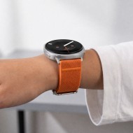 Найлонова каишка за Samsung Galaxy Watch 8 / 9 / Classic (40 / 44 / 46 mm) от Tech Protect Nylon Claps - Orange