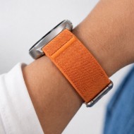 Найлонова каишка за Samsung Galaxy Watch 8 / 9 / Classic (40 / 44 / 46 mm) от Tech Protect Nylon Claps - Orange