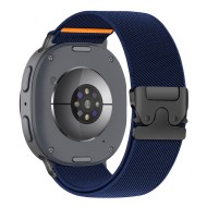 Найлонова каишка за Samsung Galaxy Watch 8 / 9 / Classic (40 / 44 / 46 mm) от Tech Protect Nylon Claps - Navy Blue