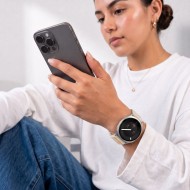 Найлонова каишка за Samsung Galaxy Watch 8 / 9 / Classic (40 / 44 / 46 mm) от Tech Protect Nylon Claps - Starlight