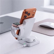 TECH-PROTECT A56 3IN1 MAGNETIC MAGSAFE WIRELESS CHARGER 25W QI2.2 WHITE