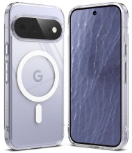 Удароустойчив твърд кейс с MagSafe за Google Pixel 11 от Ringke Fusion Magnetic - Clear