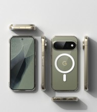 Удароустойчив твърд кейс с MagSafe за Google Pixel 11 Pro от Ringke Fusion Magnetic - Clear