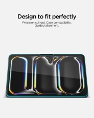 SZKŁO HARTOWANE SPIGEN ALM GLAS.TR T IPAD PRO 11” 5 / 6 / 2024-2025 CLEAR