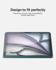 SZKŁO HARTOWANE SPIGEN ALM GLAS.TR T IPAD AIR 11” 6 / 7 / 8 / 2024-2026 CLEAR