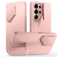 Удароустойчив кейс с MagSafe и капак на камерата за Samsung Galaxy S26 Ultra от Tech Protect Kevlar Aura - Pink