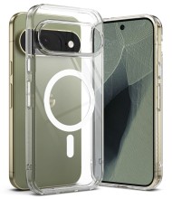 Удароустойчив твърд кейс с MagSafe за Google Pixel 11 Pro XL от Ringke Fusion Magnetic - Clear