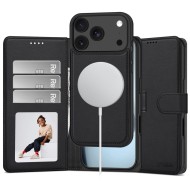 Кожен тефтер с MagSafe за iPhone 17 Pro Max / 18 Pro Max от Tech-Protect Wallet MagSafe - Black