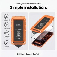 SZKŁO HARTOWANE TECH-PROTECT QUICK SET+ 2-PACK IPHONE 17 PRO / 18 PRO BLACK
