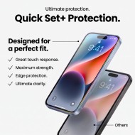 SZKŁO HARTOWANE TECH-PROTECT QUICK SET+ 2-PACK IPHONE 17 PRO MAX / 18 PRO MAX BLACK